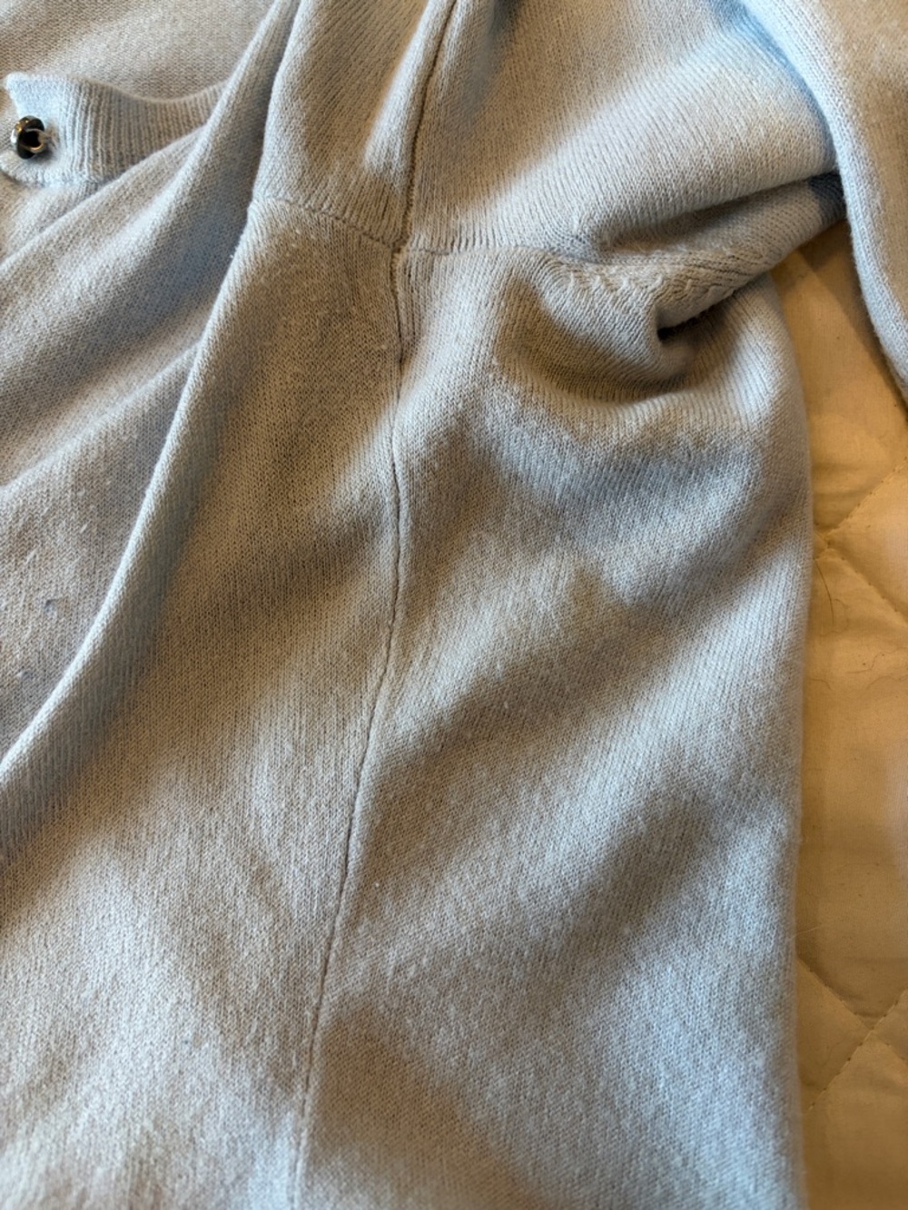 Light Blue Button Front Cardigan - Picture 4 of 5